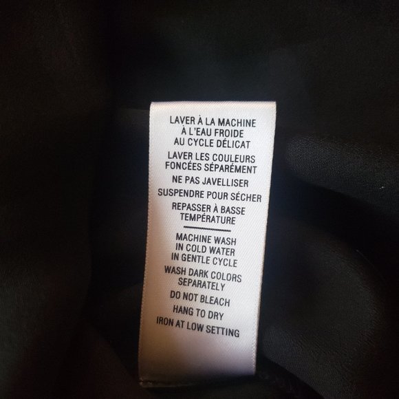 Le Chateau Black Stretch Pencil Skirt  Midi Length Belted Accent- Size 3/4 - Picture 6 of 11